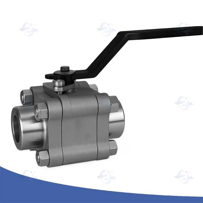 3PCS Forged Steel Floating Ball Valve
