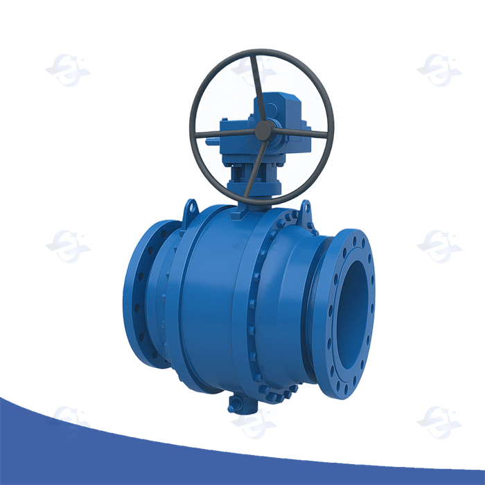 3PCS Cast Steel Trunnion Mounted Ball Valve