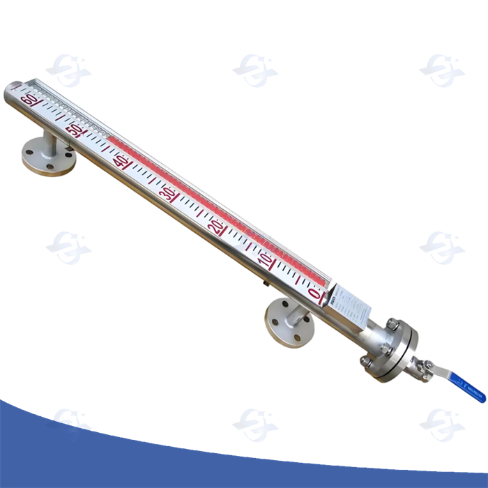 Magnetic flap level gauge